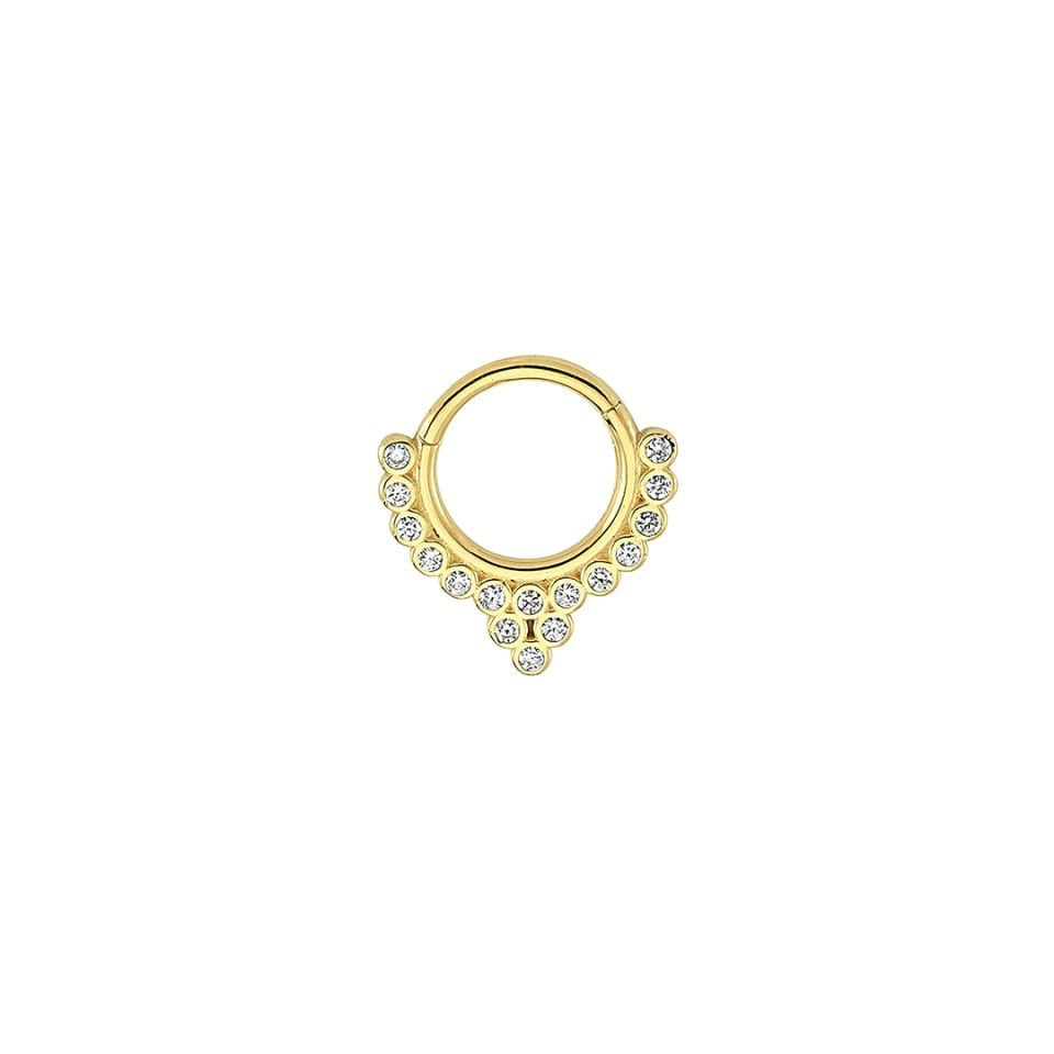 Taşlı Su Yolu Helix Piercing