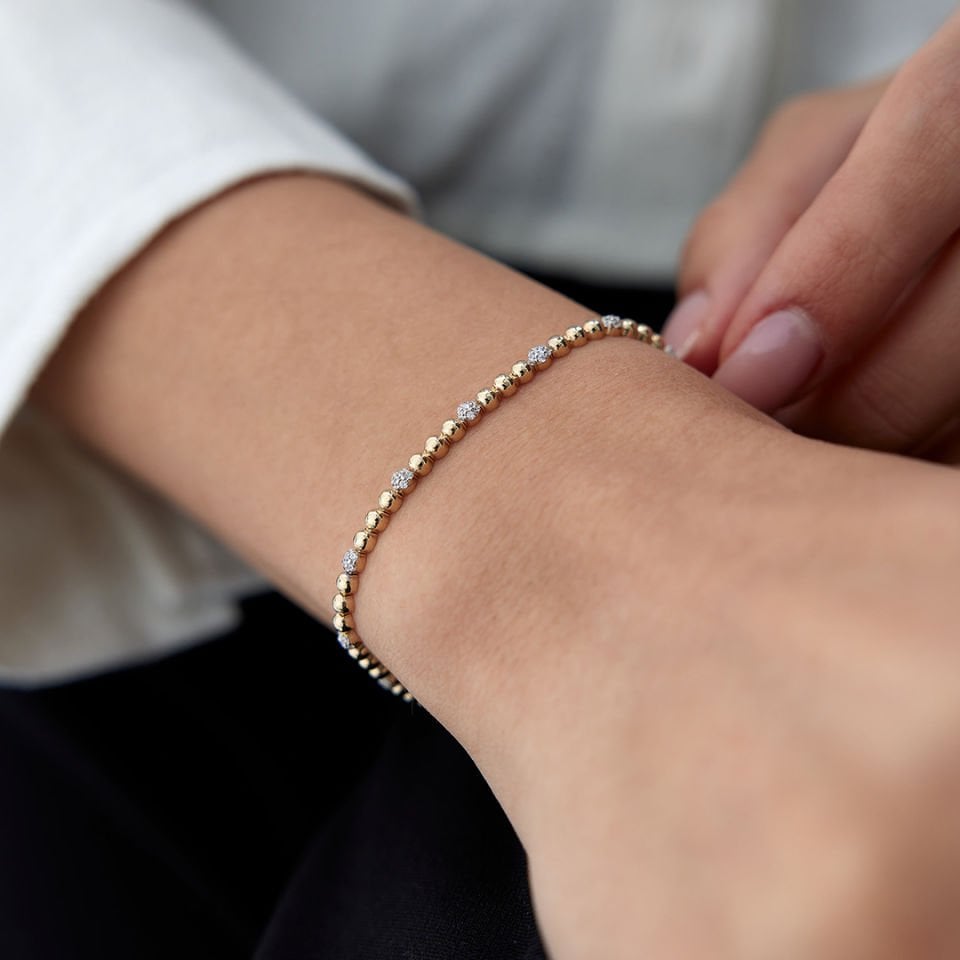 Stone Ball Slim Bileklik