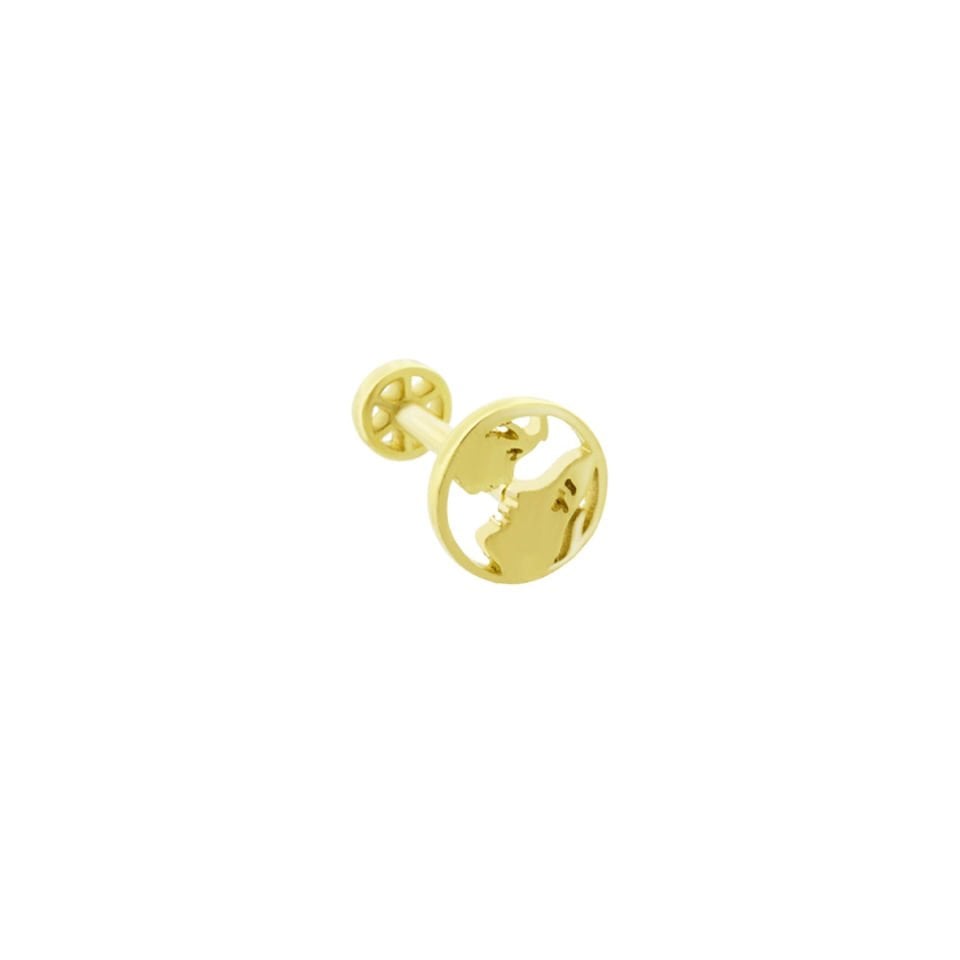 Anne Çocuk Motifli Minimal Tragus Piercing