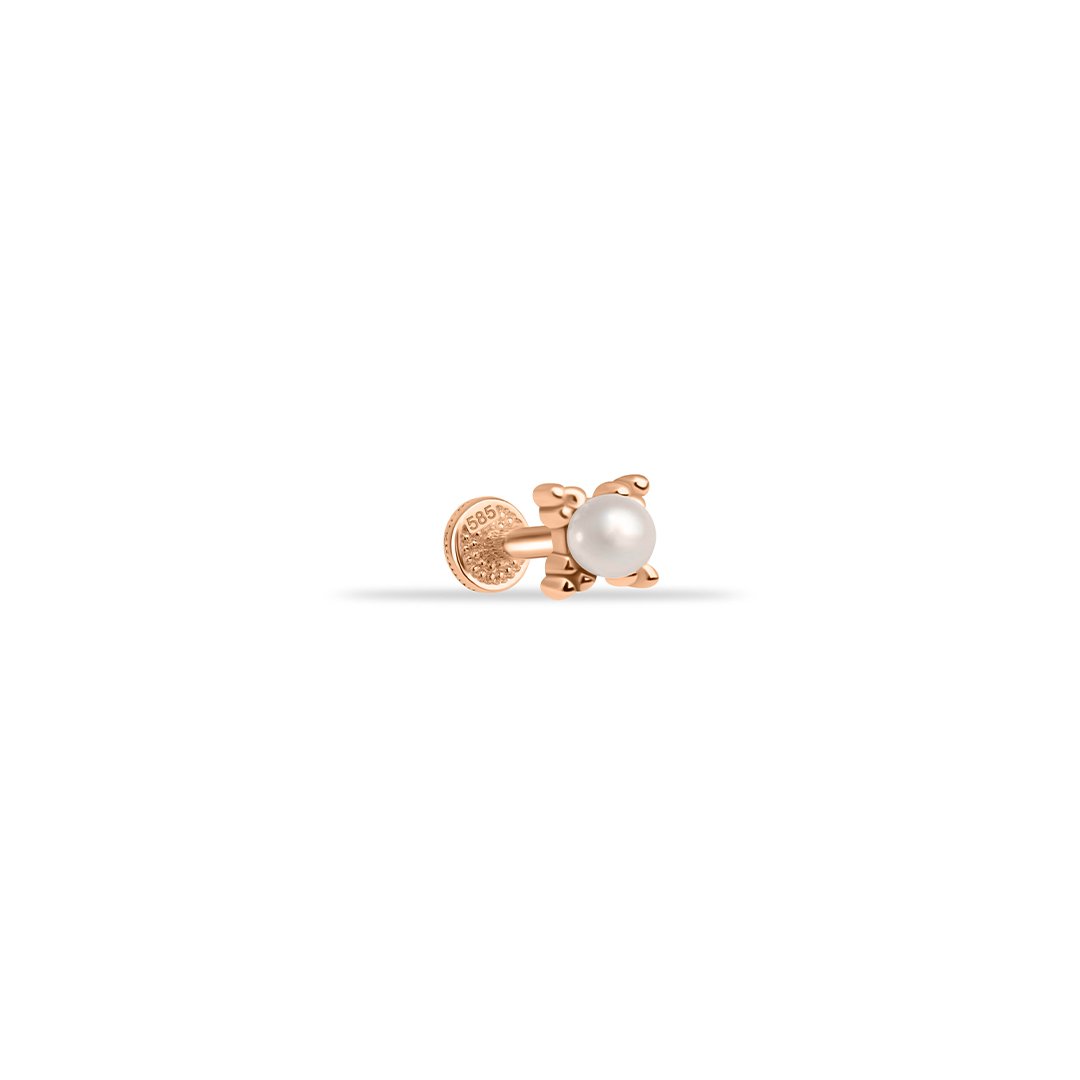 Ters Ay İncili Tragus Piercing