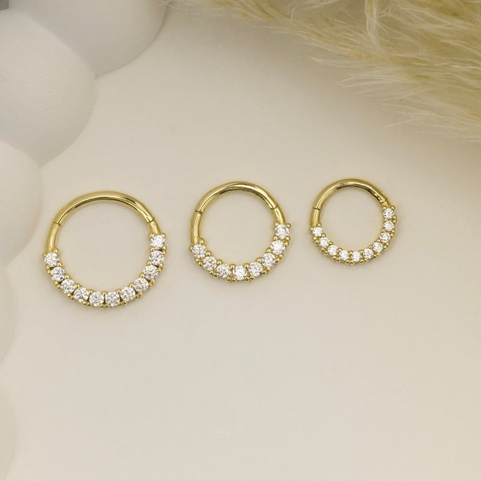 Dizili Taşlı Helix Piercing