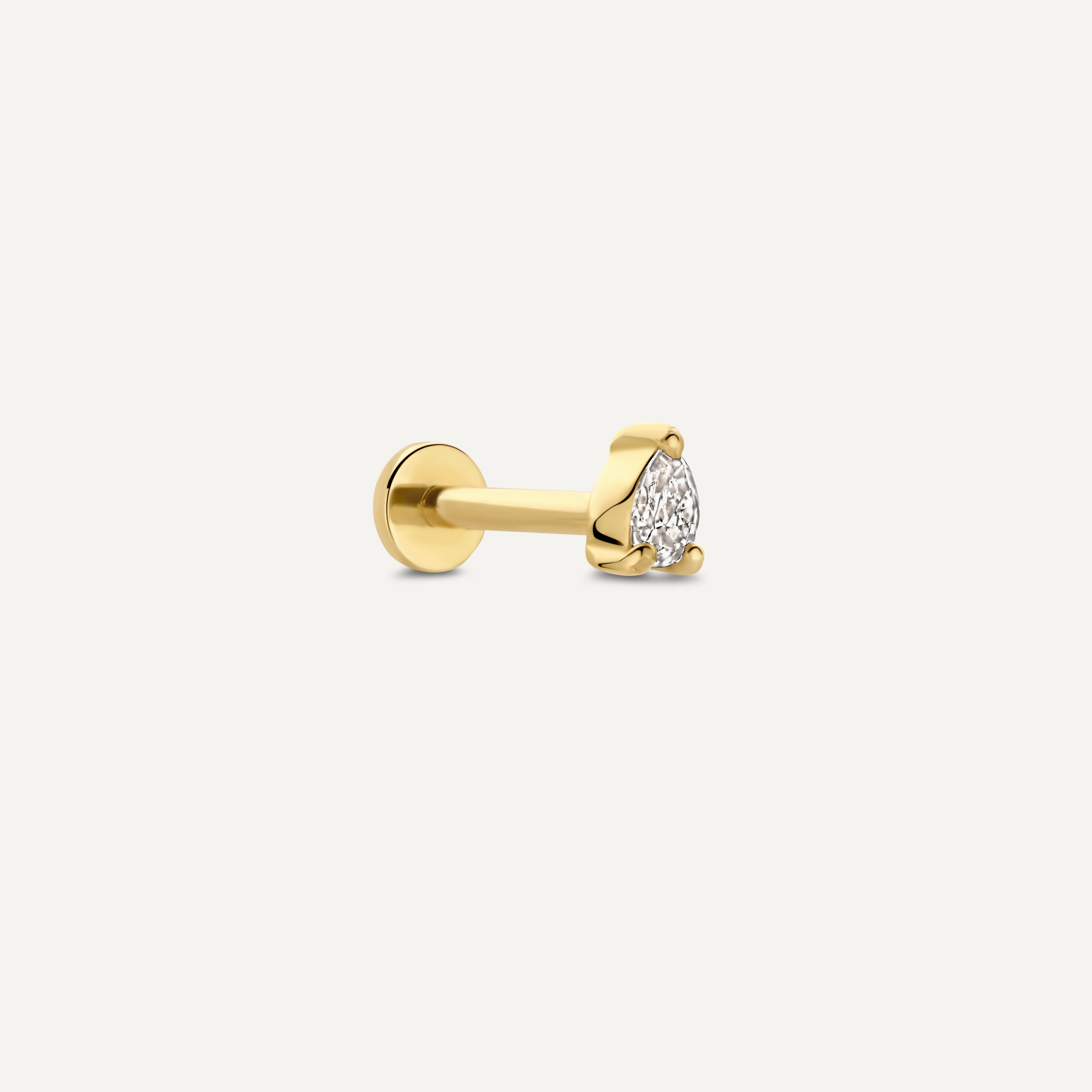 Tek Taş Tragus Piercing
