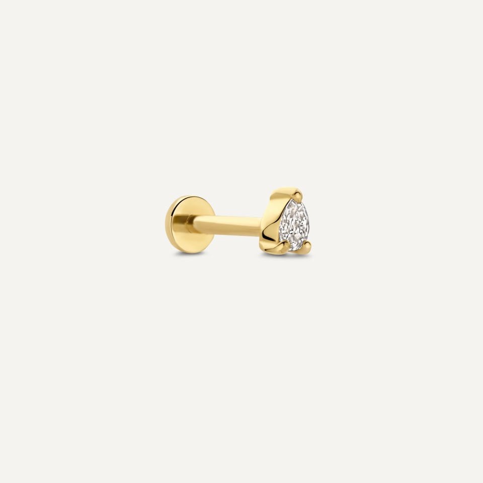 Tek Taş Tragus Piercing