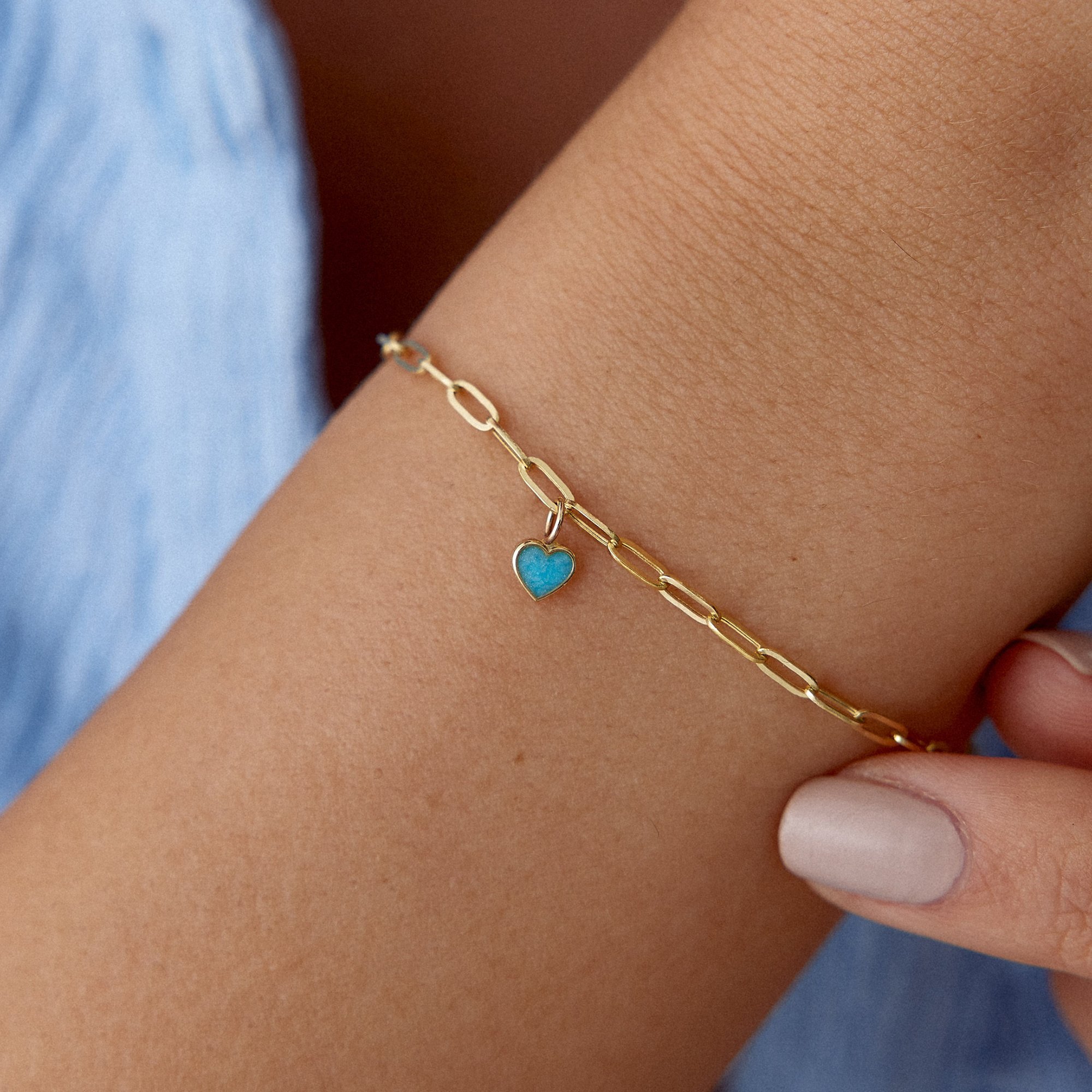Blue Love Charm Bileklik