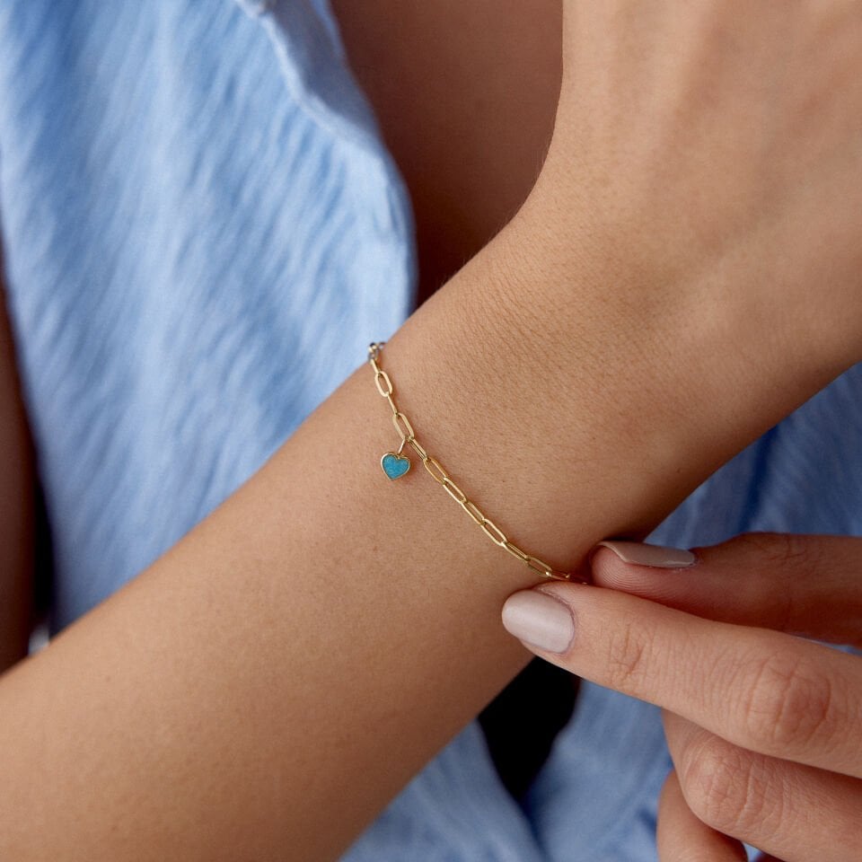 Blue Love Charm Bileklik