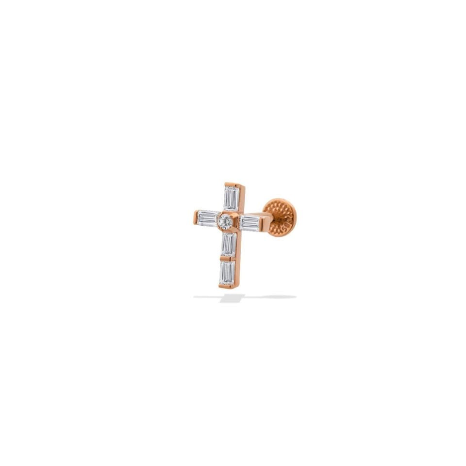 Haç Tragus Piercing