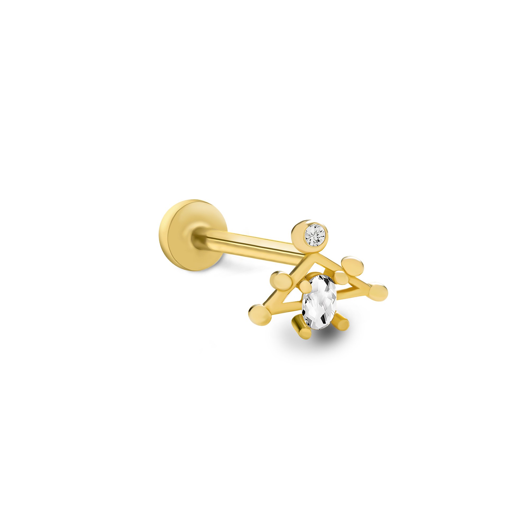Point Üçgen Tragus Piercing