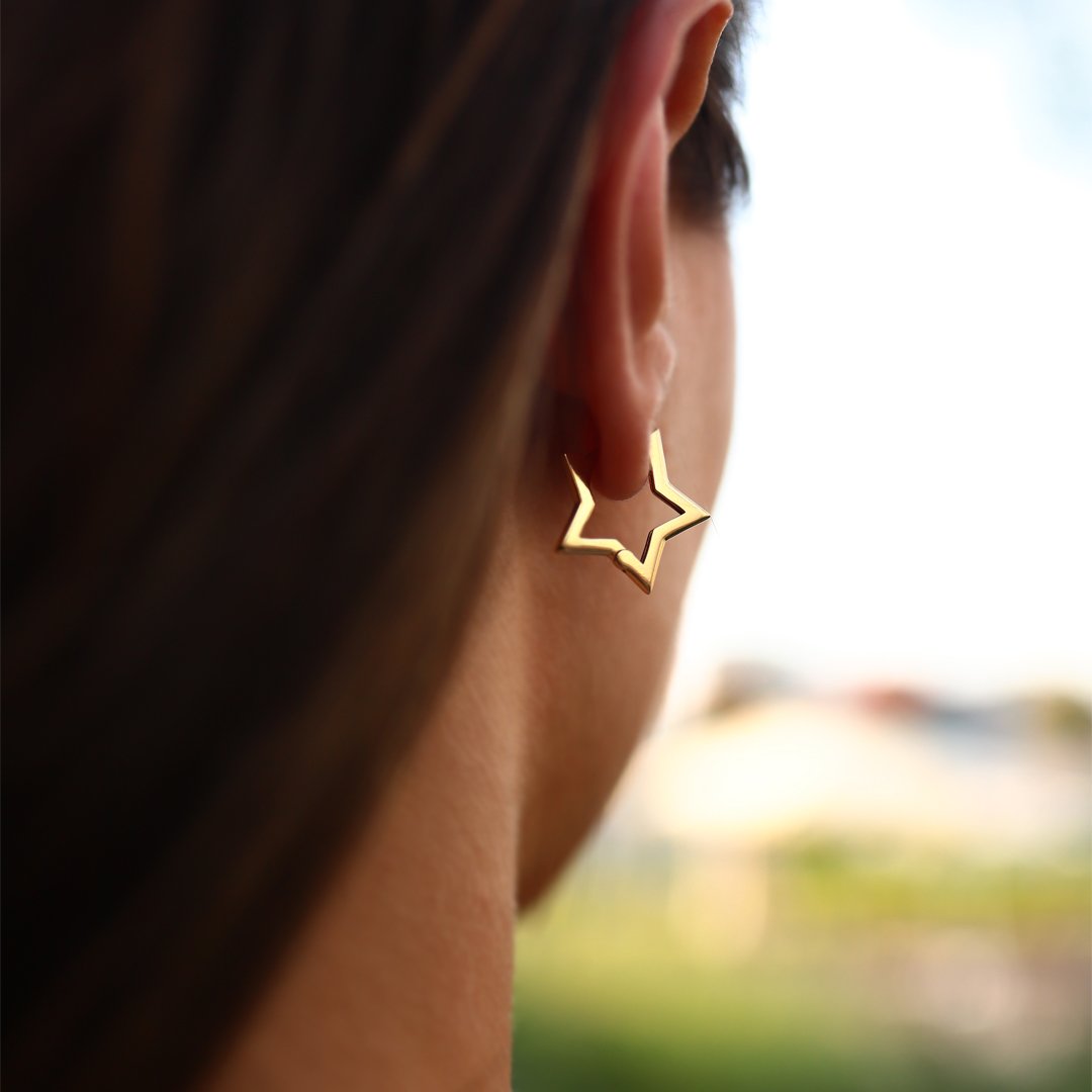 Medium Star Küpe