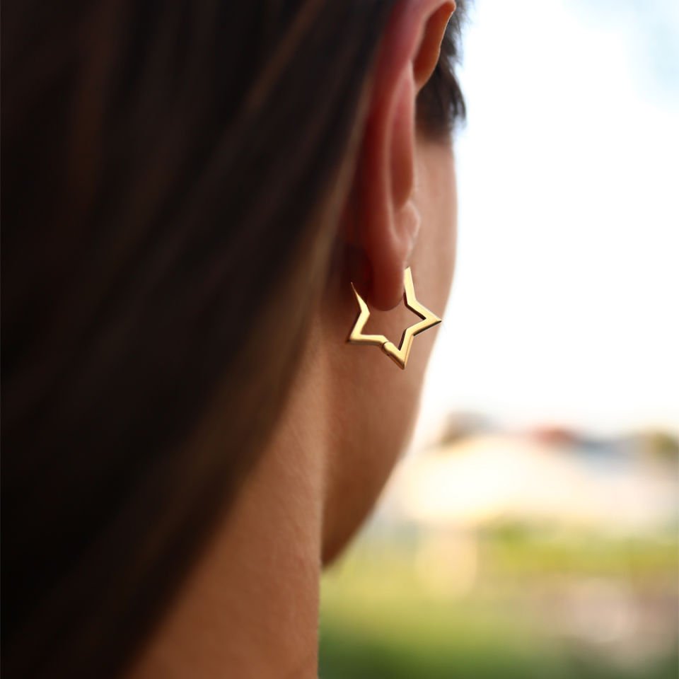 Medium Star Küpe