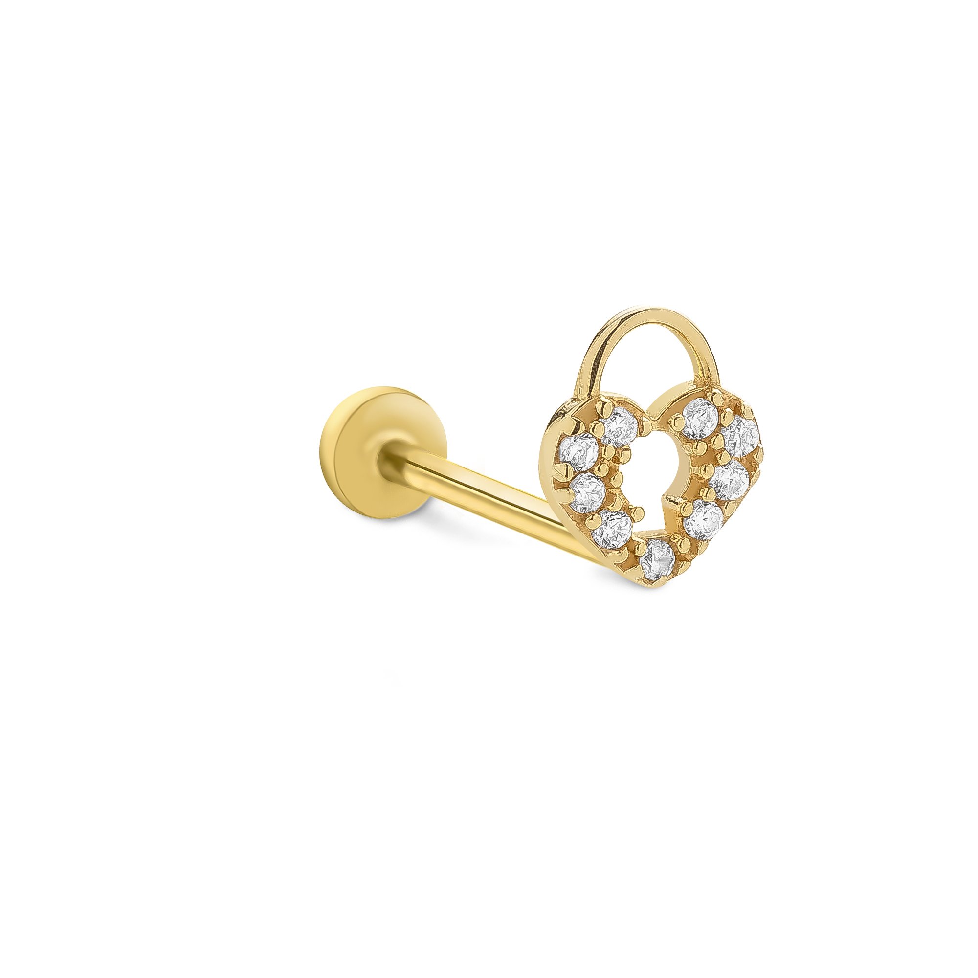 Kalpli Kilit Tragus Piercing