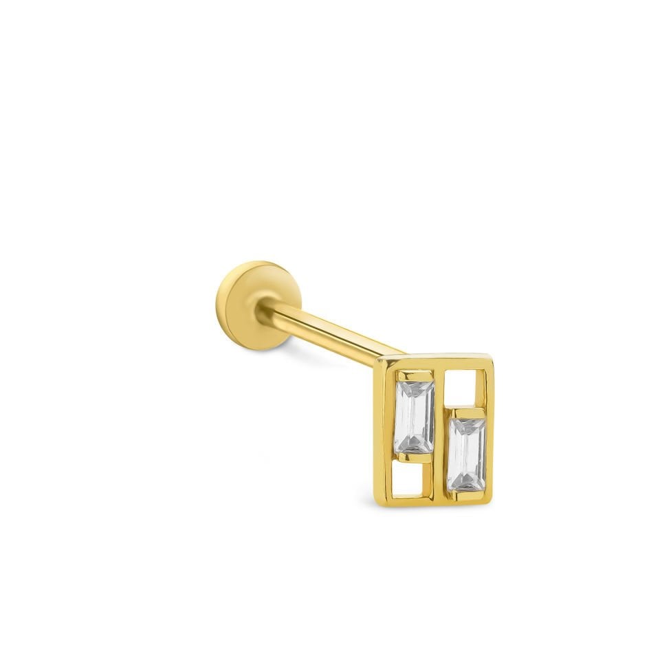 Twin Baget Tragus Piercing