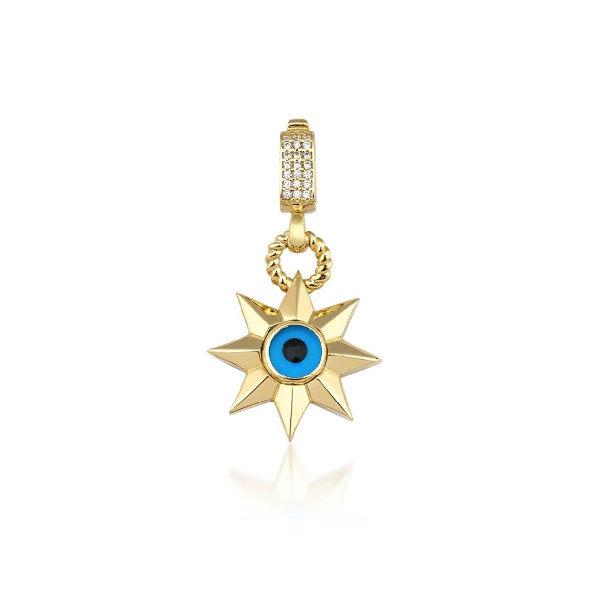 Nazar Boncuklu Yıldız Charm