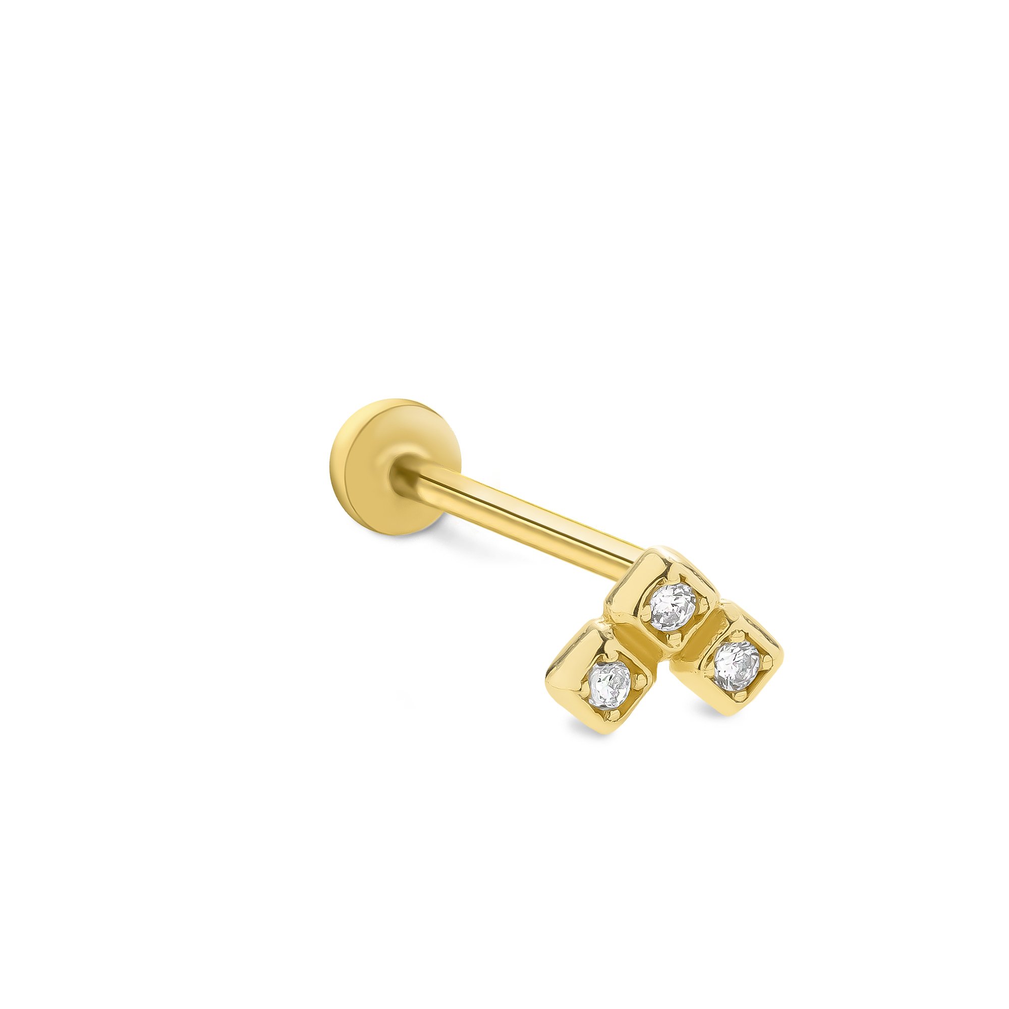 Triple Kare Tragus Piercing