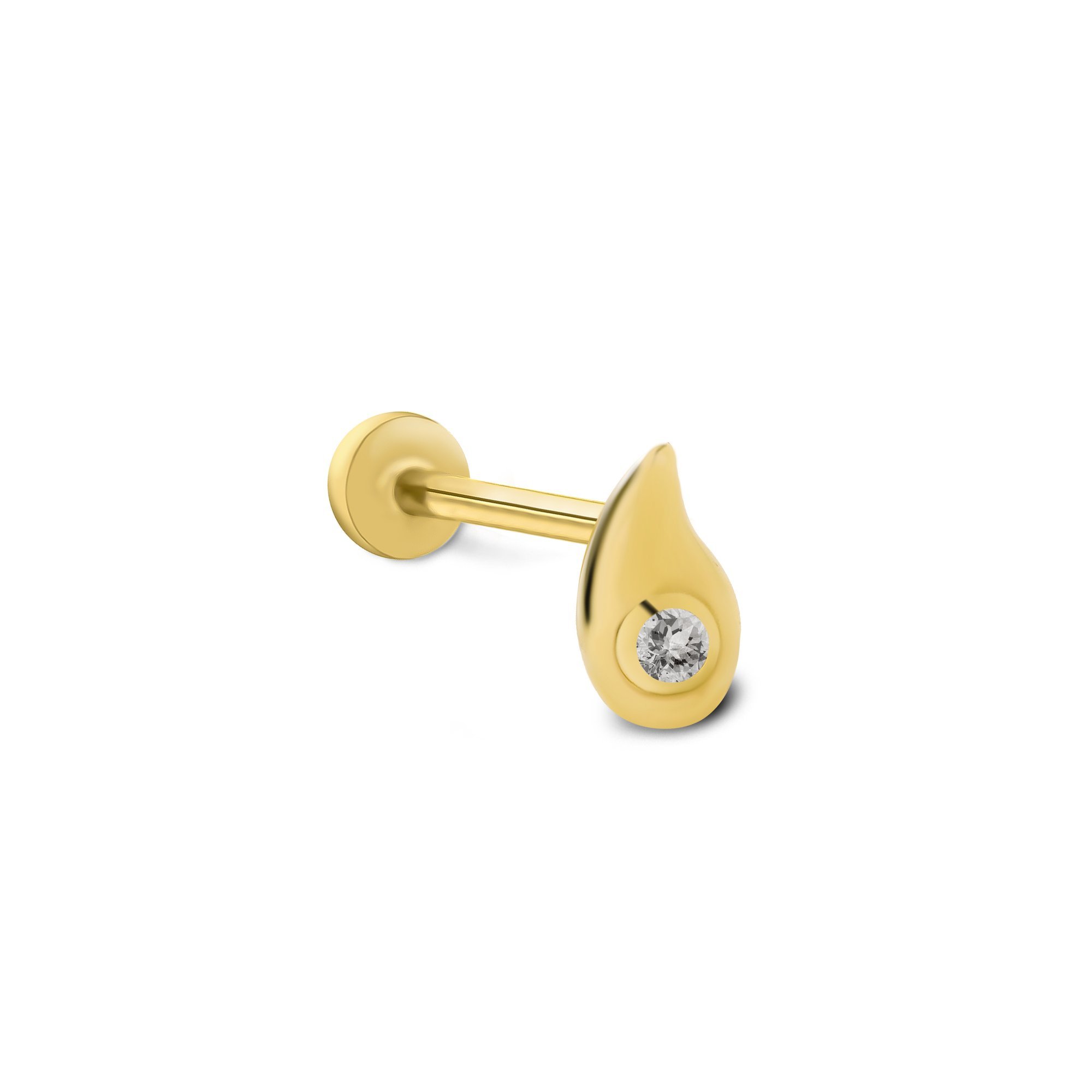 Tektaş Damla Tragus Piercing