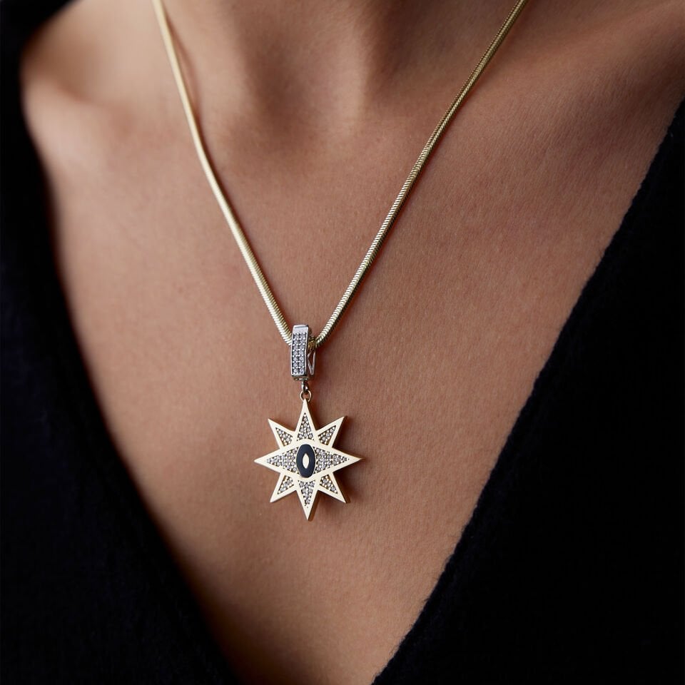 Evil Eye Star Kolye