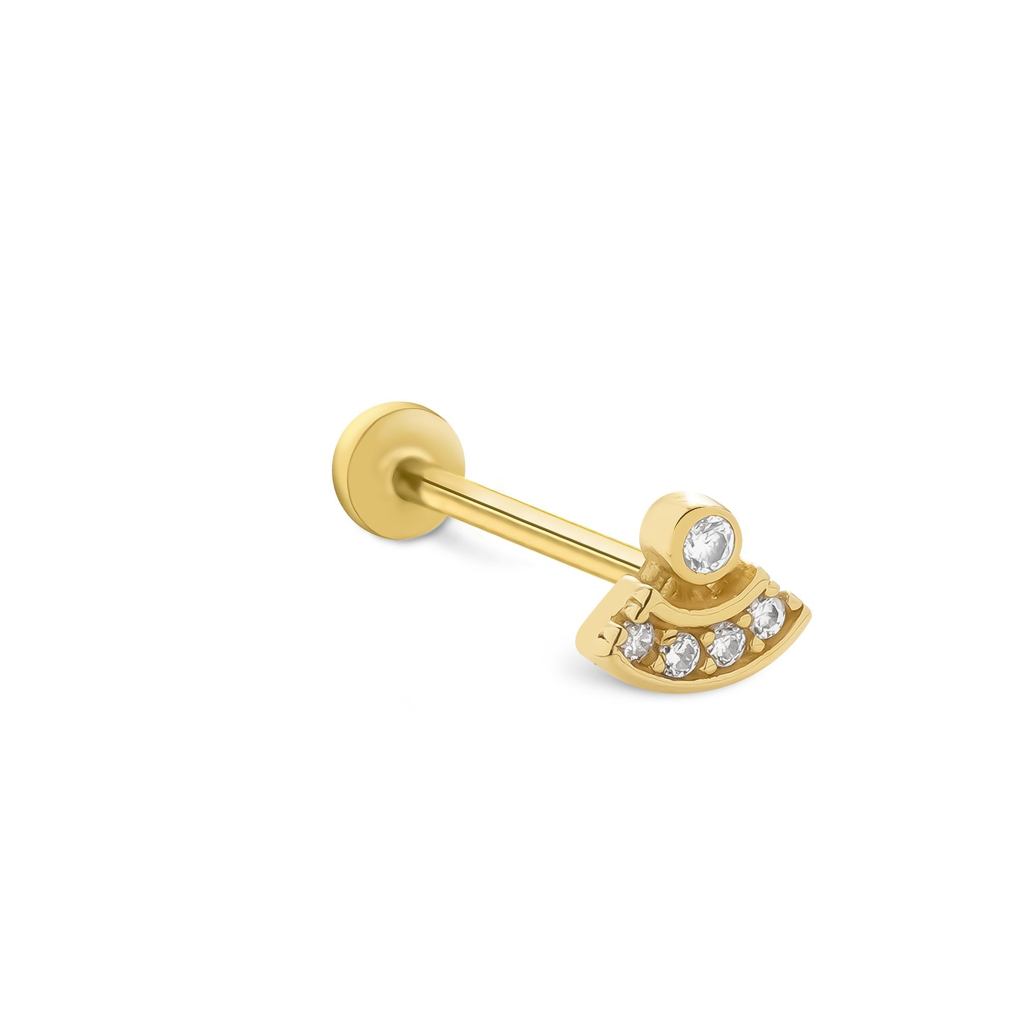 Small Gondol Tragus Piercing