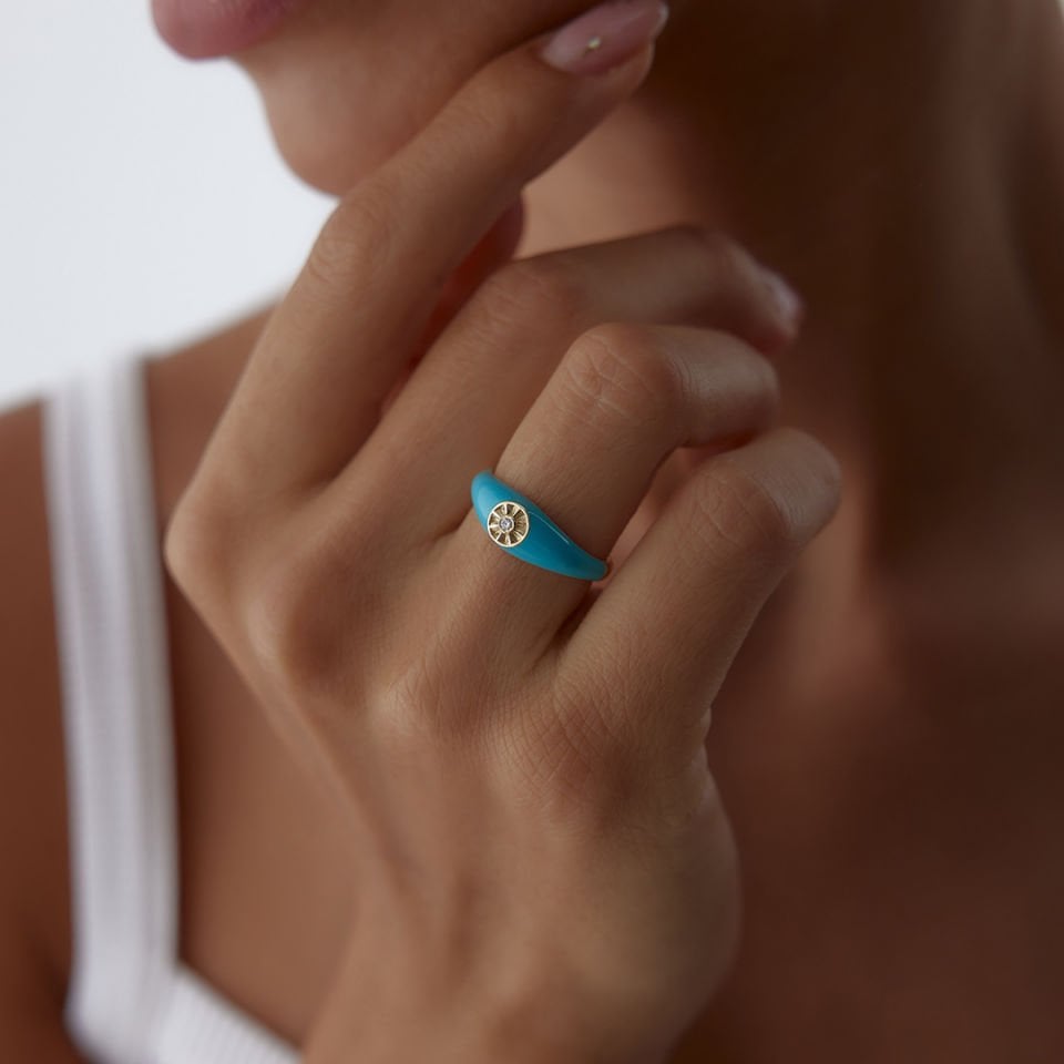 0.02 Ct Sunshine Pırlanta Yüzük