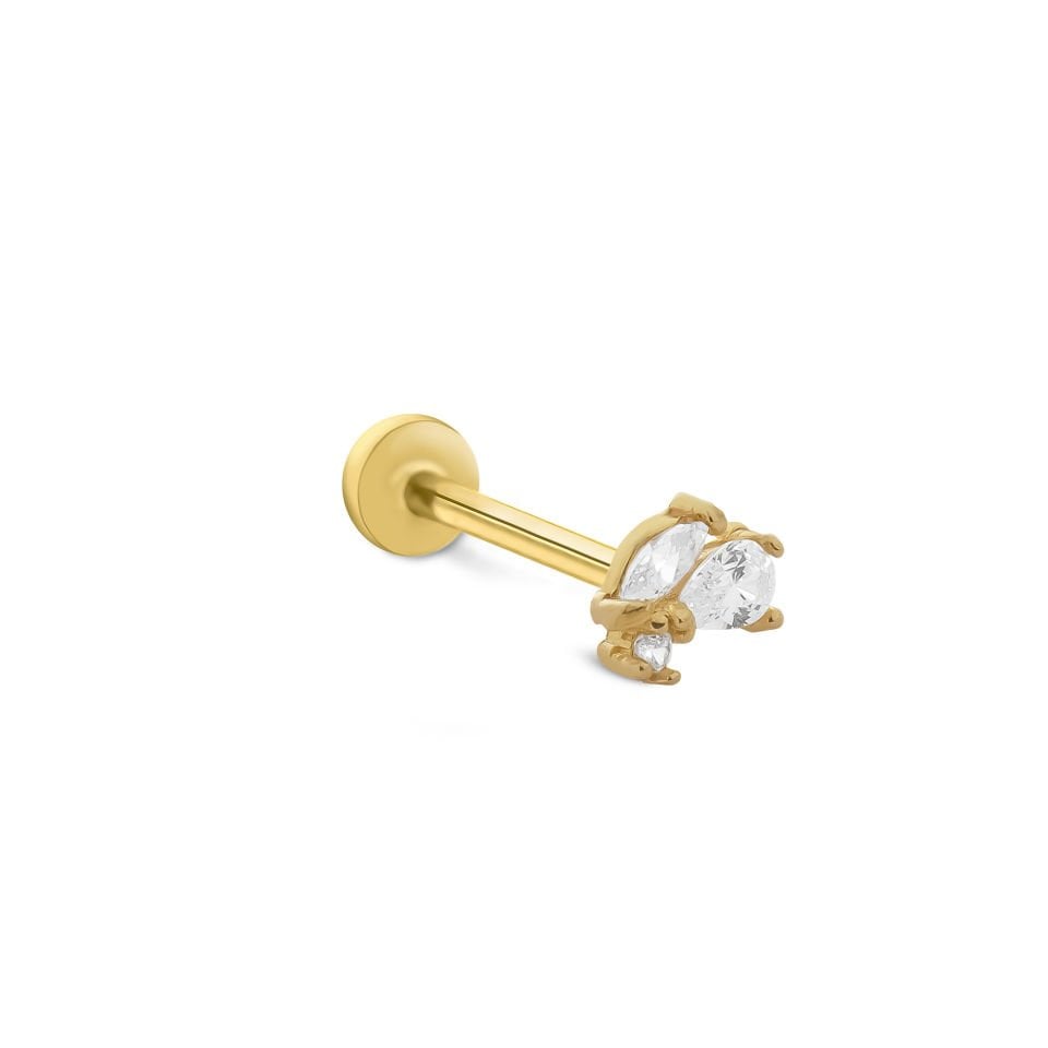 Ash Tragus Piercing