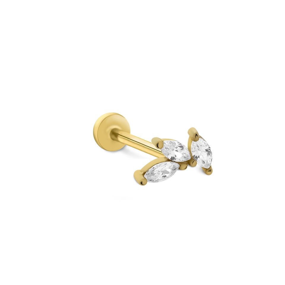 Vera Markiz Taşlı Tragus Piercing