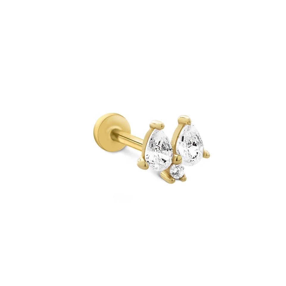 Gem Tragus Piercing