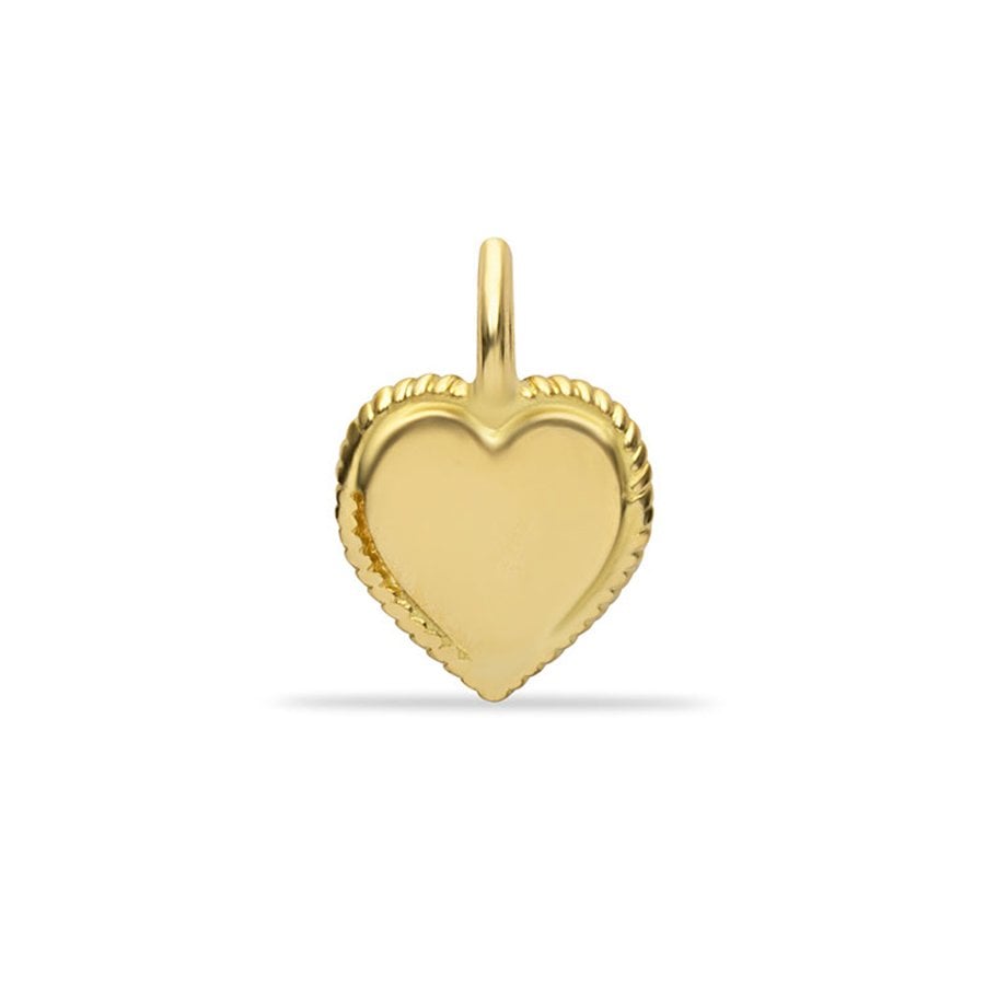 İşlemeli Kalp Charm
