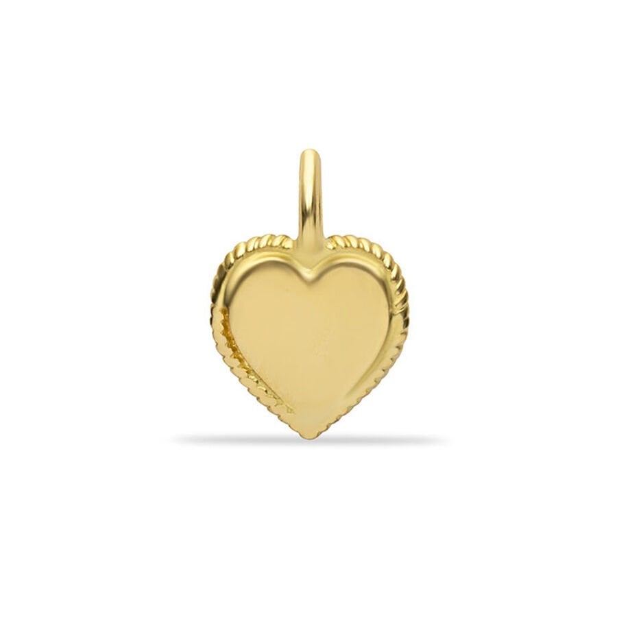İşlemeli Kalp Charm