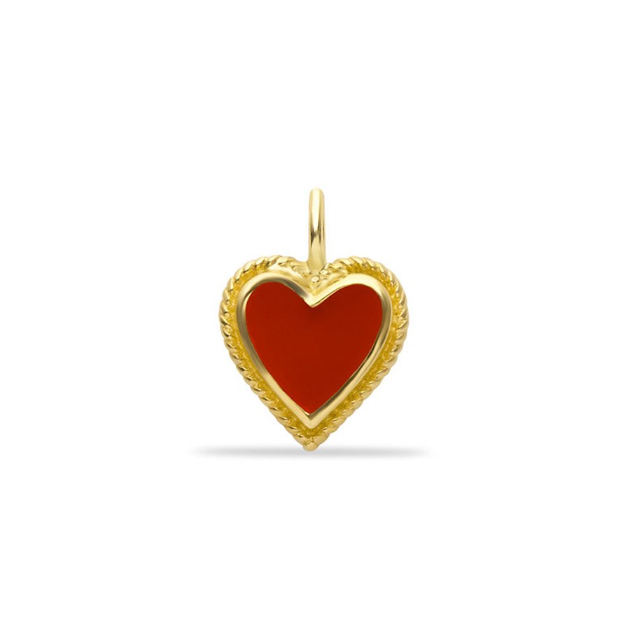 Kırmızı Kalp Charm