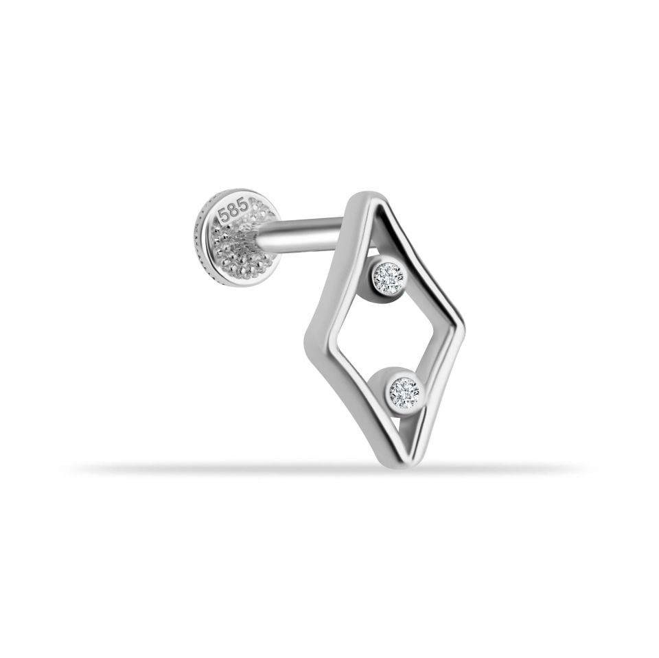 Geometrik Tragus Piercing