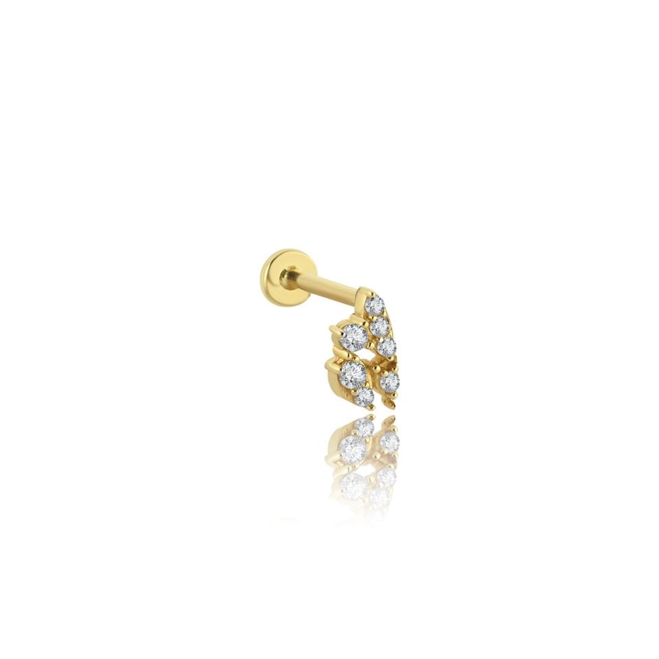 Taşlı Unique Tragus Piercing
