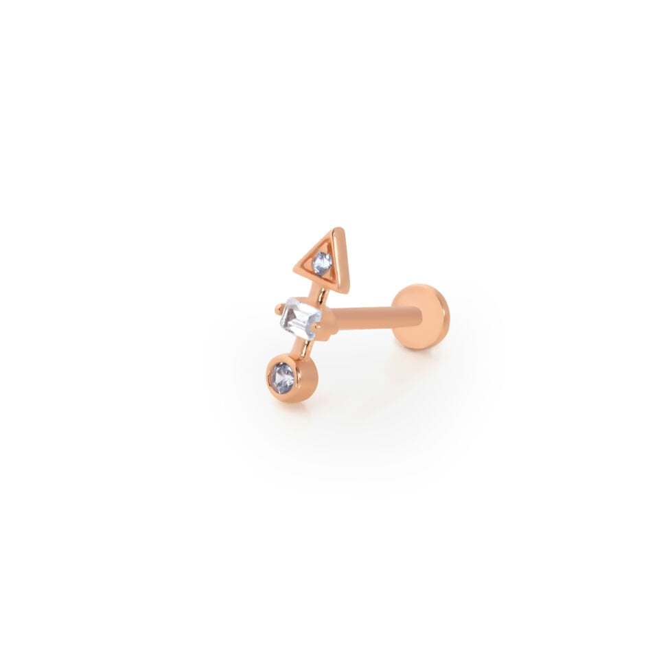 Baget Taş Ok Model Tragus Piercing