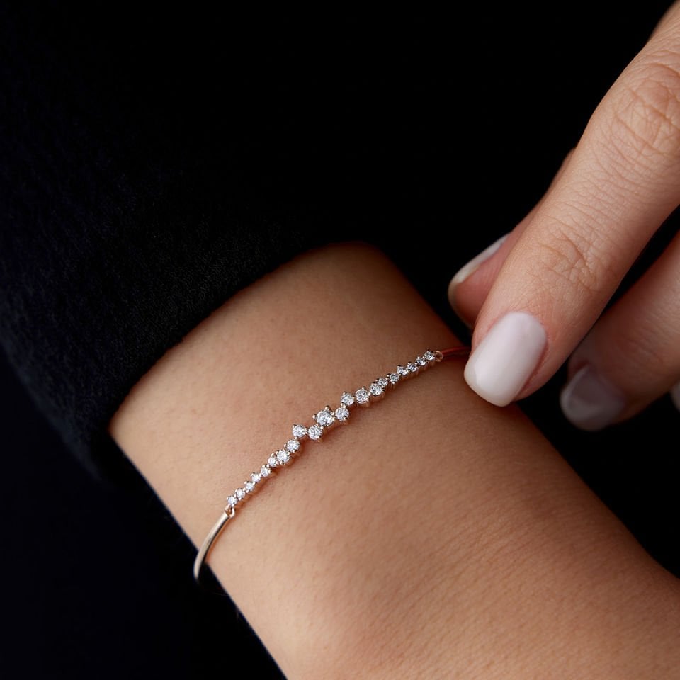 0.41 Ct Pırlanta Queen Bileklik