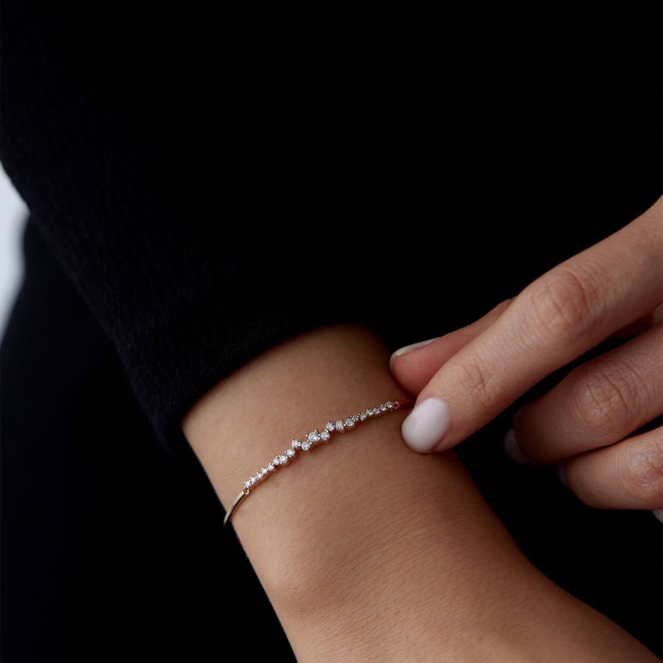 0.41 Ct Pırlanta Queen Bileklik