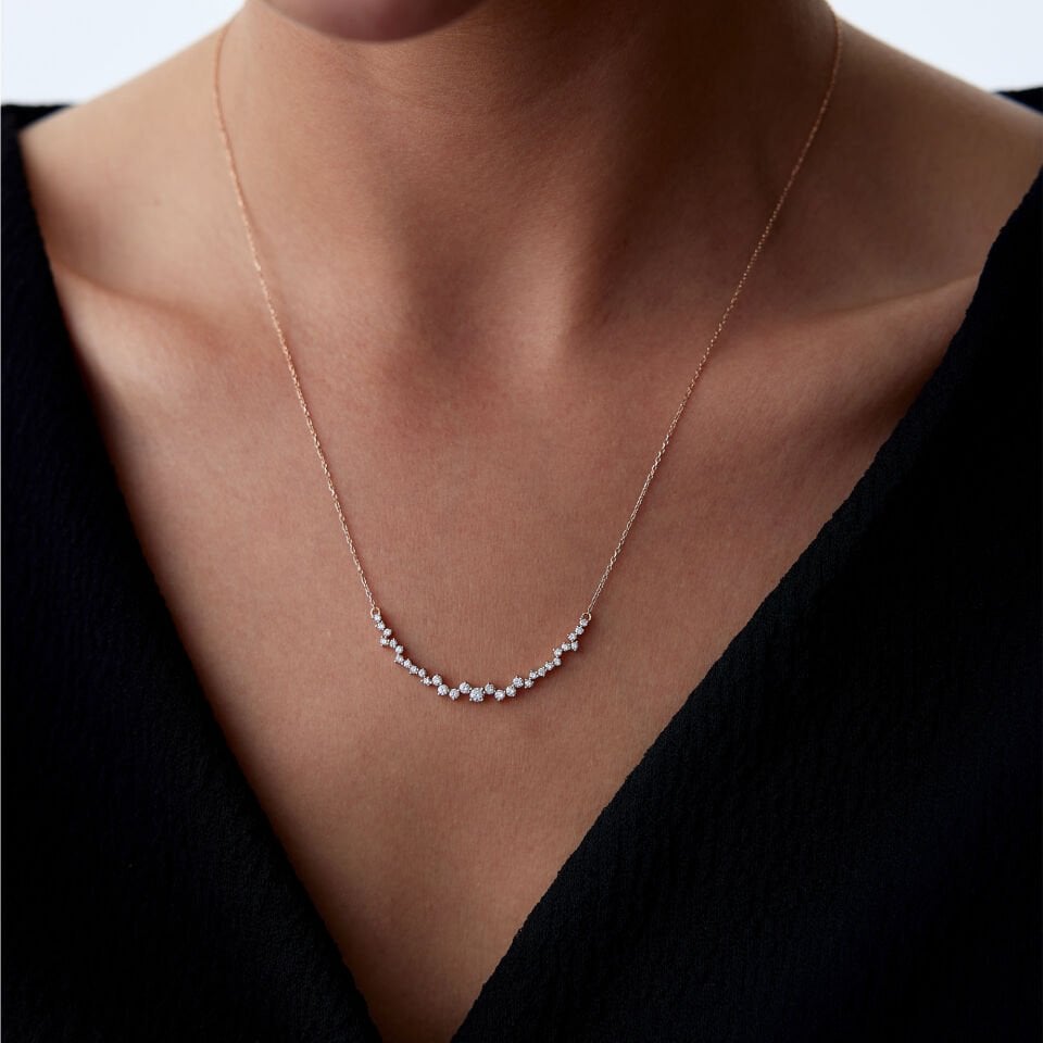 0.52 Ct Pırlanta Queen Kolye