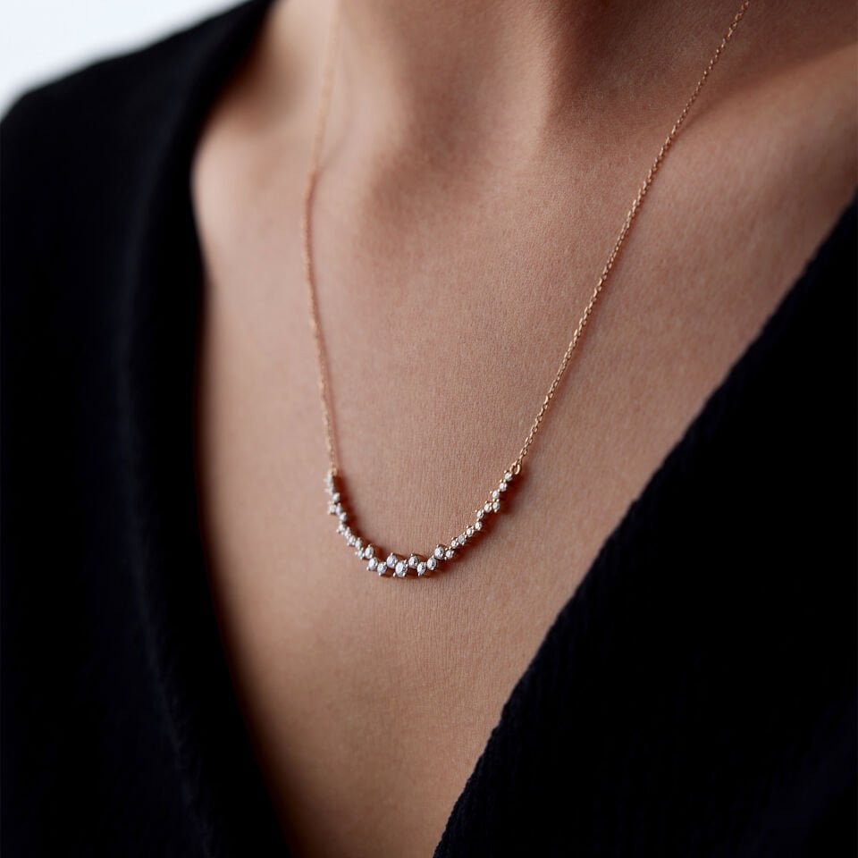 0.52 Ct Pırlanta Queen Kolye