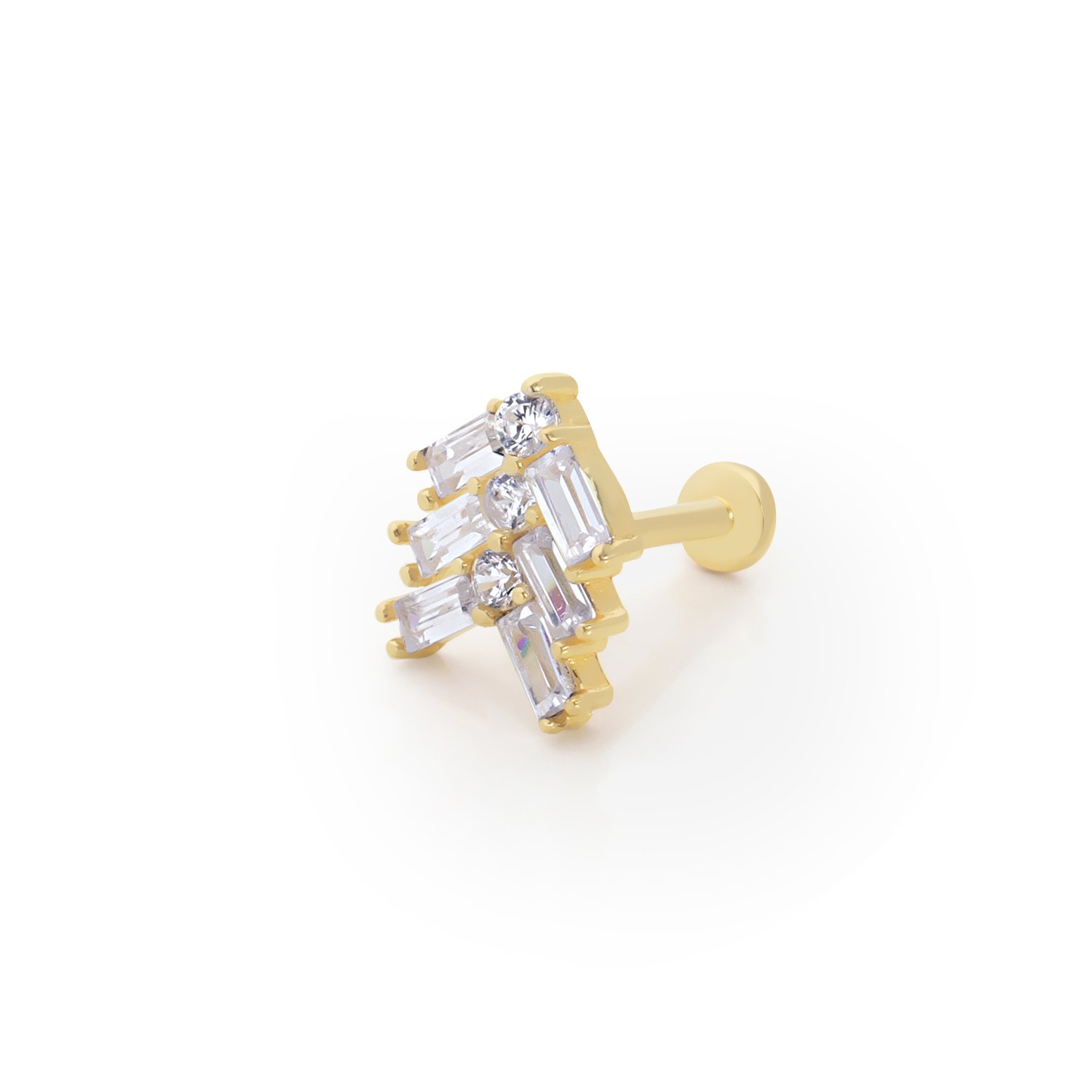 Üç Baget Yol Model Tragus Piercing
