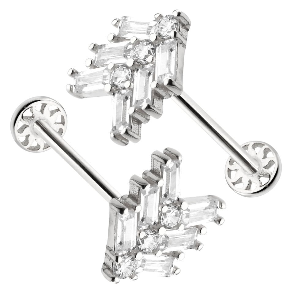 Üç Baget Yol Model Tragus Piercing