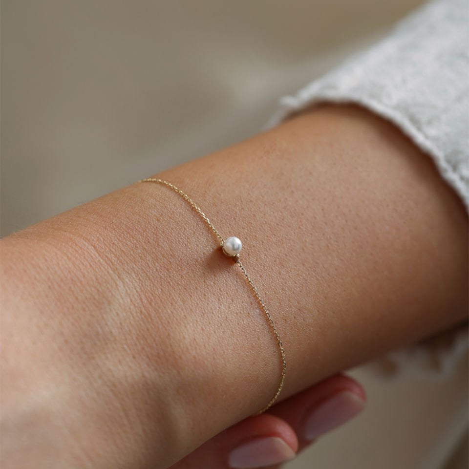Single Pearl Bileklik