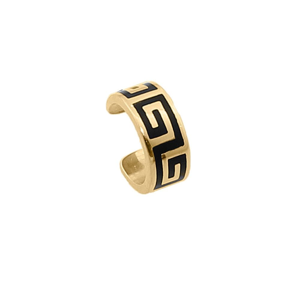 Siyah Mineli Kıkırdak Earcuff