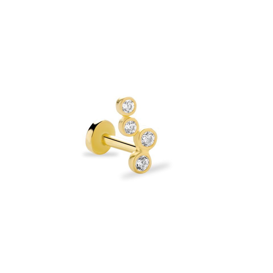 Dörtlü Bubble Tragus Piercing
