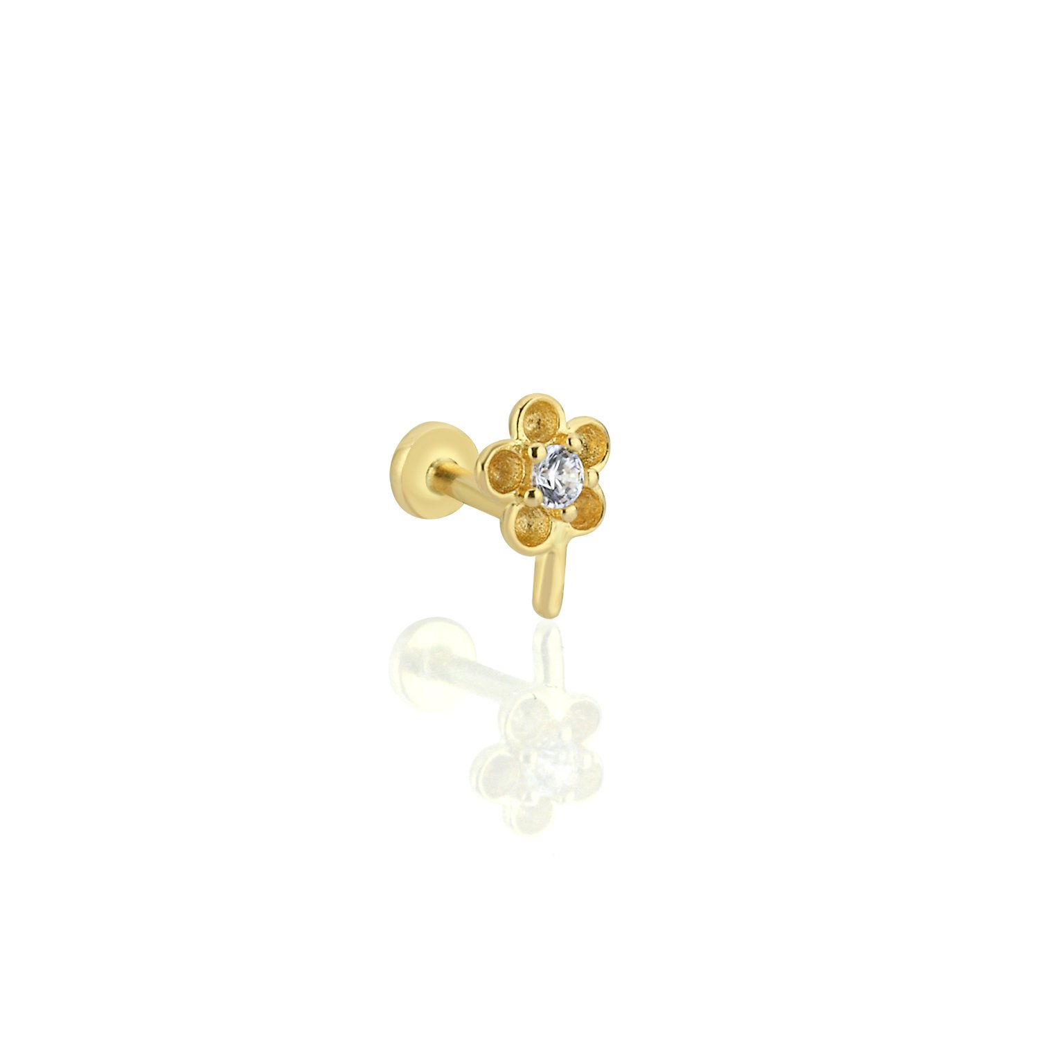 Tektaş Papatya Tragus Piercing