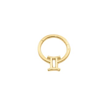 İkizler Burcu Halka Helix Piercing - 1