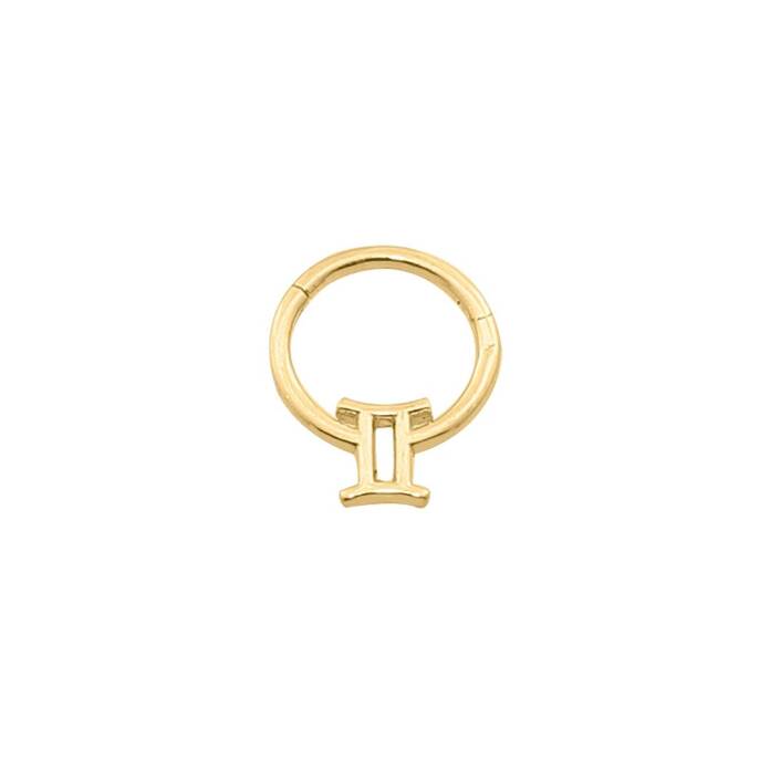 İkizler Burcu Halka Helix Piercing - 1