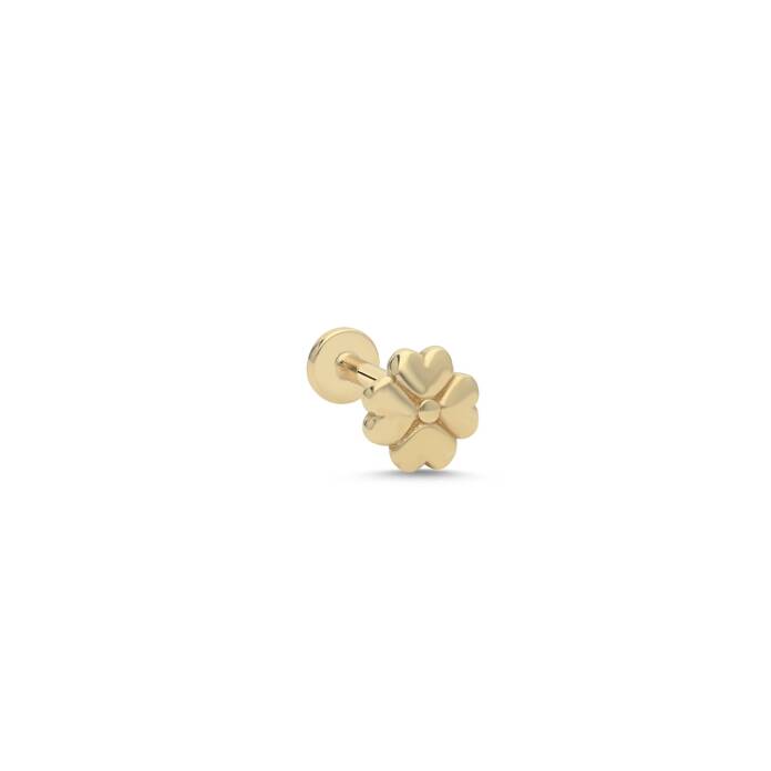 Kalp Çiçek Tragus Piercing - 1