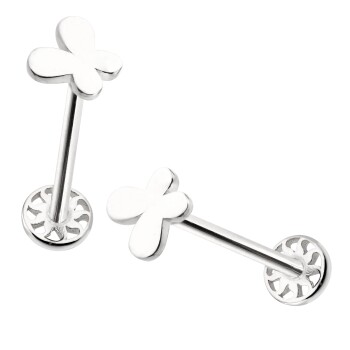 Kelebek Plaka Tragus Piercing - 4