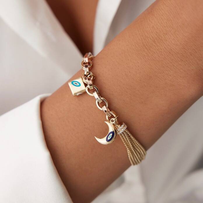Kilit Ay Charm Bileklik - 1