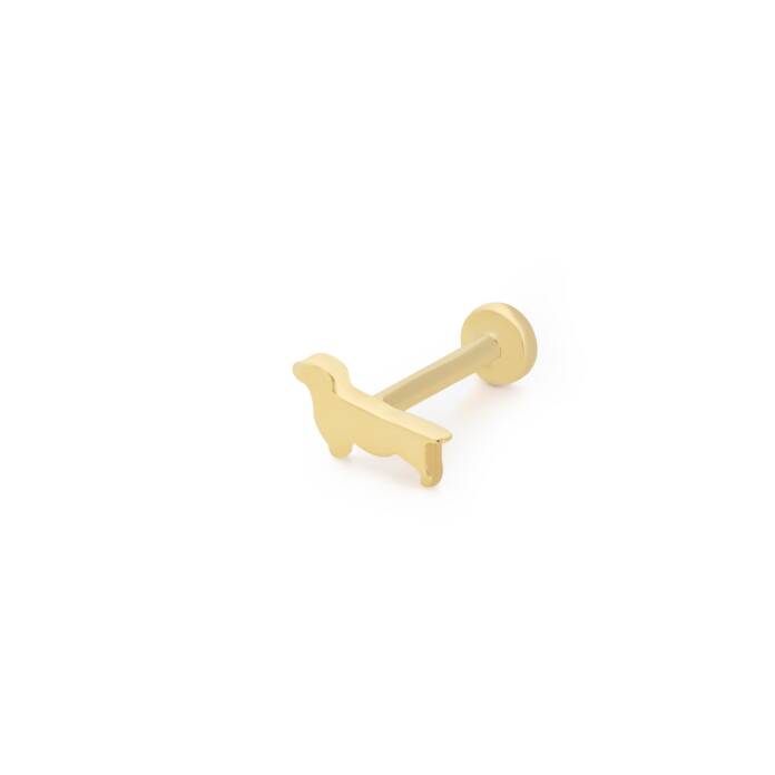 Köpek Figür Tragus Piercing - 1