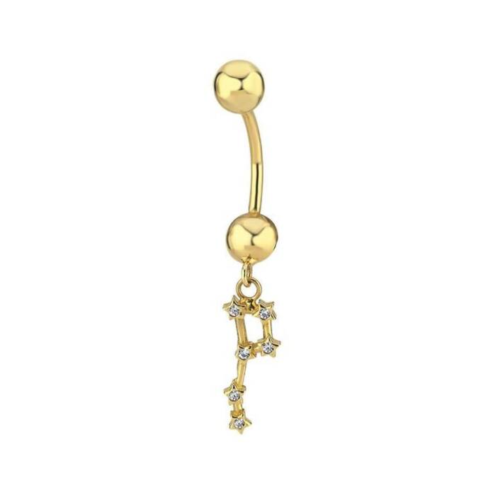 Küçük Ayı Takım Yıldızı Göbek Piercing - 1