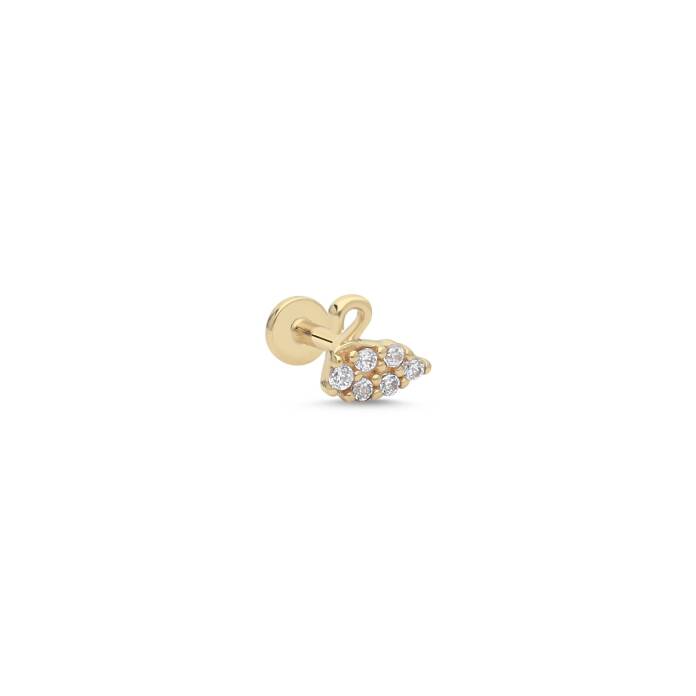 Kuğu Tragus Piercing - 1