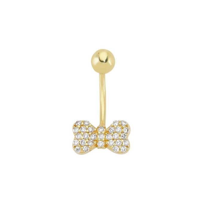 Kurdele Göbek Piercing - 1