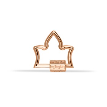 Labirent Motifli Yaprak Charm Kilidi - 1